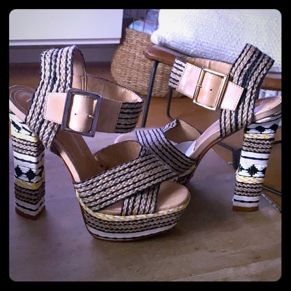 Schutz Platform Sandals